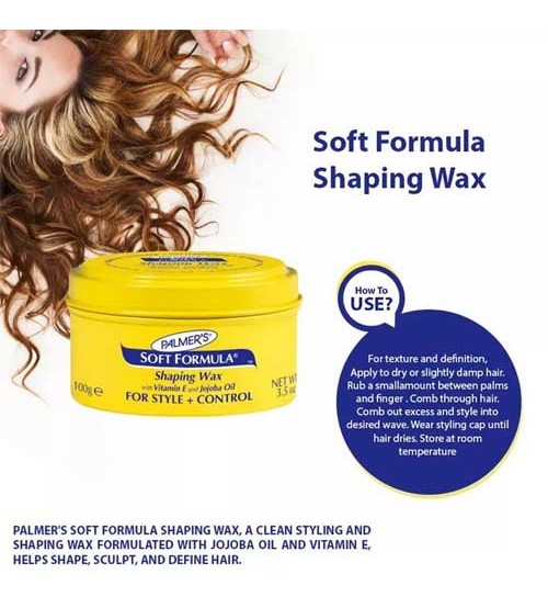 Palmers Soft Formula Shaping Hair Wax 100g